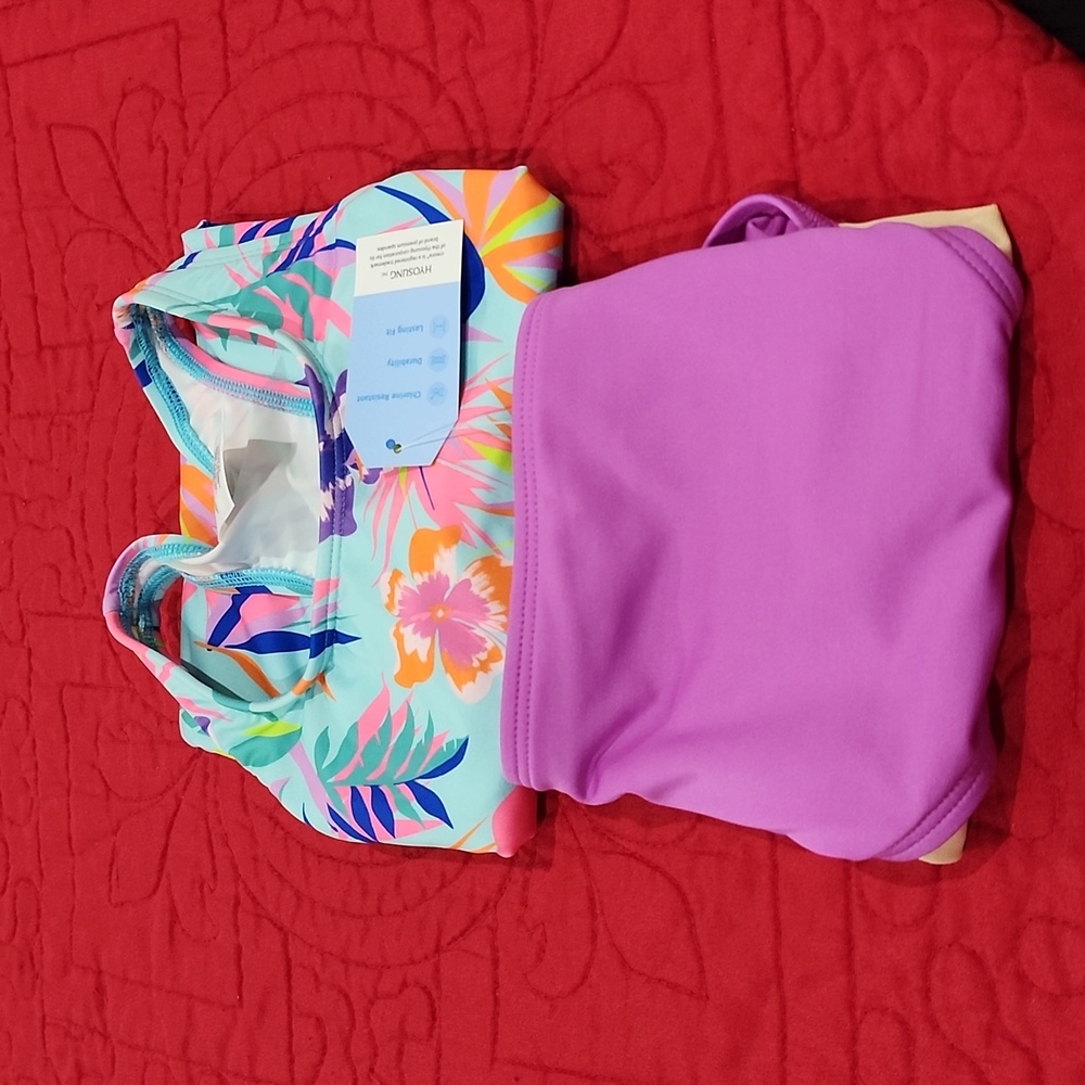 Land's End Girls Swim Separates. Tankini Swim Top, 14 & Girls  Bottoms 14/16 - Picture 9 of 9